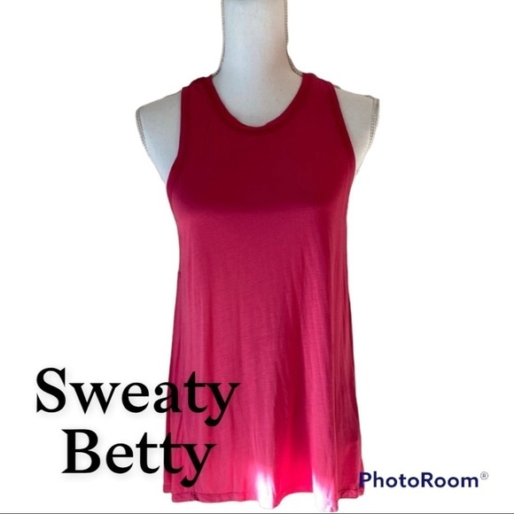 Sweaty Betty Tayberry Pink Easy Peasy tank top size XS - Picture 3 of 13